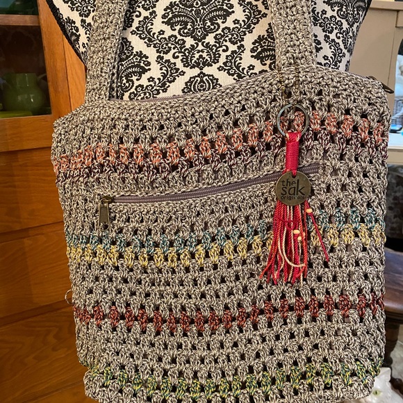 The Sak multi-color macramé bag, get ready for Spring with this beauty! - Picture 2 of 6